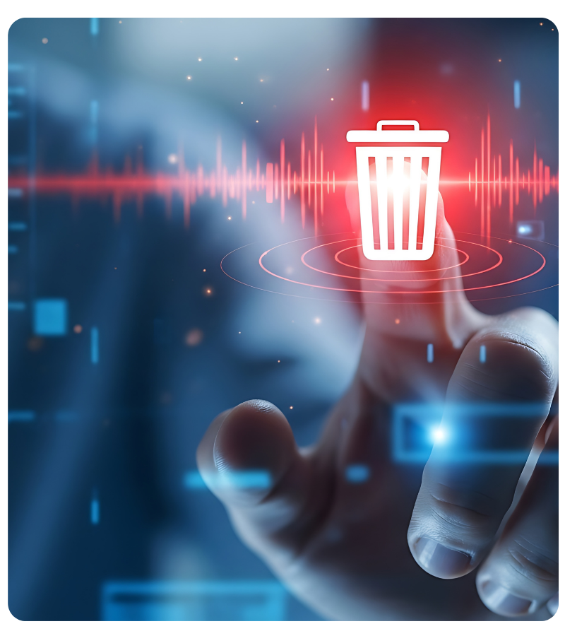 secure data destruction on tech
