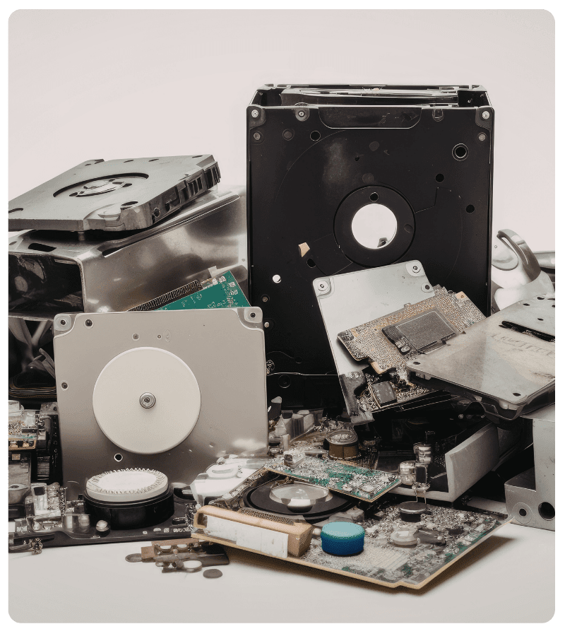 Hard drive destruction by EGO technology