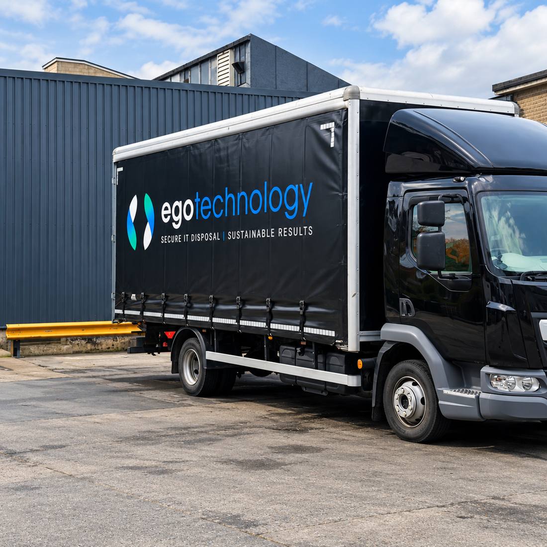 EGO Technology lorry used for bulk WEEE collections